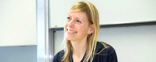 An der Columbia University hat sich Dr. Anita Wohlmann mit dem Konzept der 'Narrative Medicine' vertraut gemacht und dieses auch bereits in Lehrveranstaltungen an der JGU eingebracht. (Foto: Peter Pulkowski)