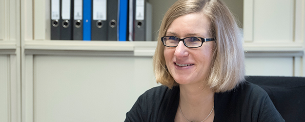 Die Musikwissenschaftlerin Stefanie Acquavella-Rauch folgte Anfang 2016 dem Ruf an die JGU und die Akademie der Wissenschaften und der Literatur Mainz. (Foto: Stefan F. Sämmer)