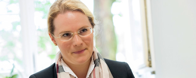 Von ihren Studierenden wurde die Gräzistin Julia-Maria von Schenck zu Schweinsberg für den Lehrpreis des Landes Rheinland-Pfalz vorgeschlagen. (Foto: Peter Pulkowski)