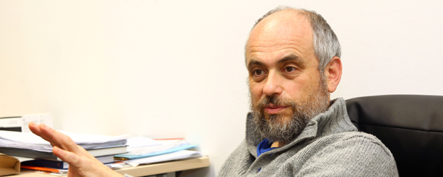 Prof. Dr. Dmitry Budker hat die letzten 25 Jahre an der University of California in Berkeley in den USA geforscht. (Foto: Stefan F. Sämmer)