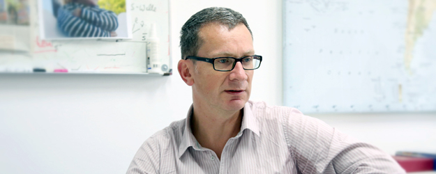 Prof. Dr. Achim Denig lehrt und forscht seit 2008 am Institut für Kernphysik der Johannes Gutenberg-Universität Mainz. (Foto: Stefan F. Sämmer)