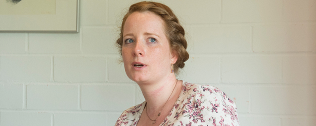 Projektleiterin Linda-Maria Kempf sieht in der E-Beratung eine wichtige Ergänzung der herkömmlichen Angebote der Psychotherapeutischen Beratungsstelle. (Foto: Peter Pulkowski)