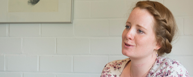 Linda-Maria Kempf leitet das Projekt E-Beratung an der Psychotherapeutischen Beratungsstelle der Johannes Gutenberg-Universität Mainz. (Foto: Peter Pulkowski)