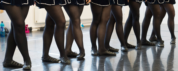 Die Uniceltics tanzen in Hard- und in Softshoes und treten bundesweit auf. <small>(Foto: Peter Pulkowski)</small>