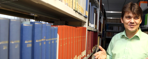 Junior Professor László Károly Károly came to Mainz in 2008 as a Humboldt scholarship holder. (photo: Stefan F. Sämmer)