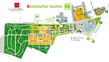 Site plan of the JGU Botanic Garden in original size