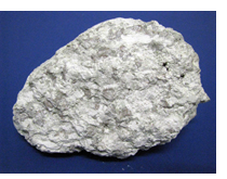 Kaolinit vom Fundort Tirschenreuth (© Mineralogische Sammlung)