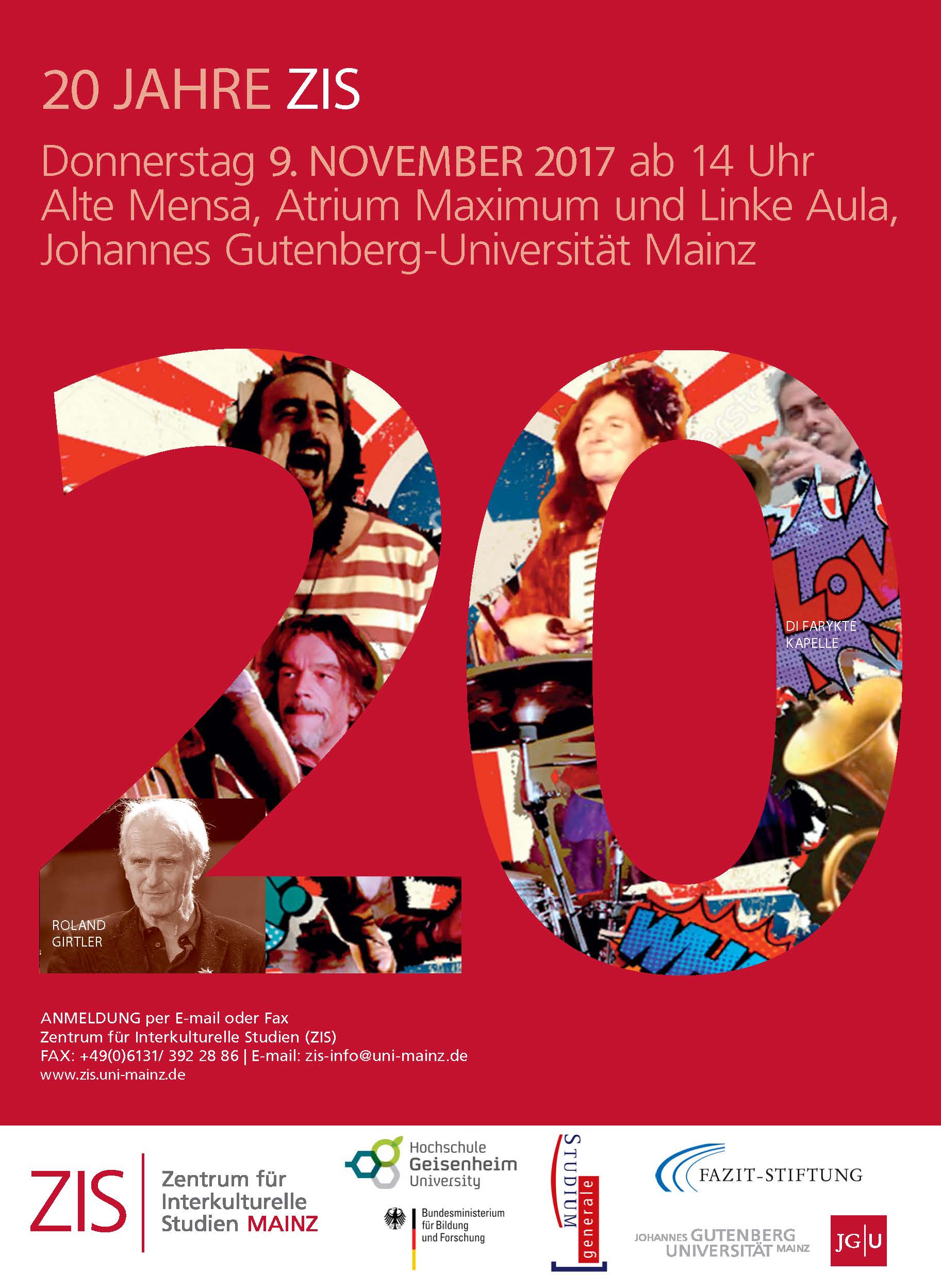 20 Jahre Zis Jubiläum Zentrum Für Interkulturelle Studien Mainz